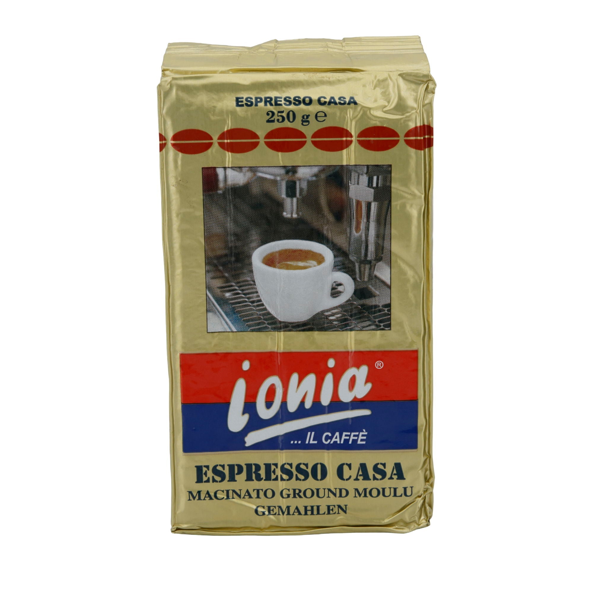 Espresso Ionia | Casa | Italienisch, gemahlen, authentisch | 250 g IONIA